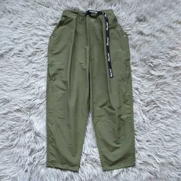 Tasarımcı Moda Giyim Erkek Pantolon Kapital Kountry'nin Erkekler ve Kadınlar İçin Aynı Askeri Yeşil Göğüslü Pantolon