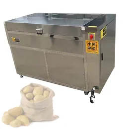 Elektrik Meyvesi Sebze Cilt Yıkama Dikey Rulo Fırça Temizleme Makinesi Sebze Meyve Meyve Makinesi Patates Havuç Yıkama Peksim Makinesi