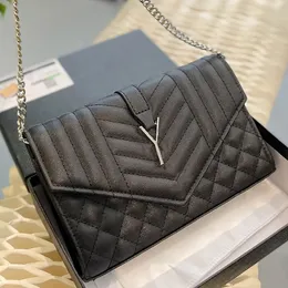 Handväska Designer Bag Luxury and Fashionable Handheld Wrap Leather Crossbody Bag liten och klassisk rutig plånbok 01