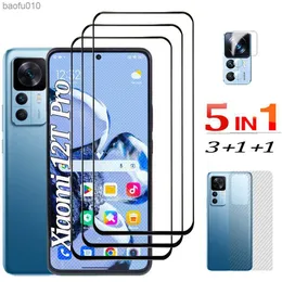 Glass Xiaomi 12 11 Lite 5G NE Front Back Protector Film Xiomi 12 T Pro Global Pelculav Idrot Empladom i1 2TF Ullc Ov L230619