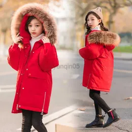Down Coat Down Children's -30 Jacket degrees Winter Parka for girls clothing Clothes Baby long Coats Ski suit Thicken Kids Snowsuit 3-16Y HKD230725