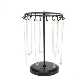 Mode 15 33 18 cm Dreh Schmuck Weibliche Mannequin Display Stand Halter Ohrring Eisen Rahmen Halskette Halter Zubehör Basis Storag2041