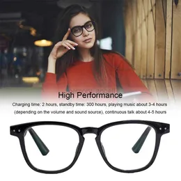 Smart Glasses Smart Glasses Weather-Proof Fashionable Bluetooth Audio Solglasögon med brusreducerande mikrofon Smart högtalare Solglasögon HKD230725