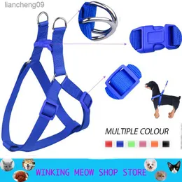 Nylon Harness Pet Dog Harness No Pull Adjustable Dog Leash Vest ic Running Leash Strap Belt For Small And Medium Dogs S-XL L230620
