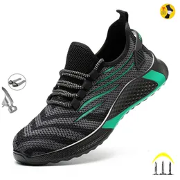 Scarpe eleganti 3550 Safety Uomo Donna Stivali da lavoro con punta in acciaio Indistruttibili Sneakers antismash traspiranti leggere Costruzione 230725