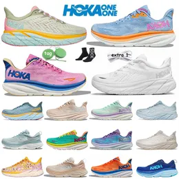 Hoka Shoes One Bondi 8 Clifton Runner Hoka Free Pepople Sneakers Hokas Carbon x 2 그림자 트리플 블랙 화이트 하버 음력 여성 남성 트레이너 Samber Size 45