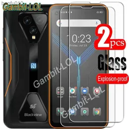 För BlackView BL5000 5G Tempererat Glass Protective på BlackViewBL5000 6.36 Ins Screen Protector Smart Phone Cover Film L230619