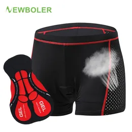 NEWBOLER Mesh Breathable Men Women Cycling Shorts Soft 5D gel Padded Cycling Underwear Undershorts MTB Road Bike Bicycle Shorts
