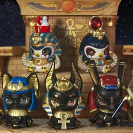 Blind box Aaru Garden Box Kawaii Anime Mystery Figure Anubis Bastet Surprise Collection Model Doll Girl Birthday Gift Decor 230724