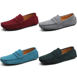 Moda sapatos casuais masculinos sem marca Espadrilles preto cinza marrom vermelho verde laranja cáqui tênis masculino caminhada ao ar livre jogging trianers 39-47