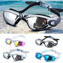 Goggles Adults Waterproof Adjustable Band Diving Sile UV Protection Portable Anti-fog Practical Water Sports Swimming Goggle HKD230725