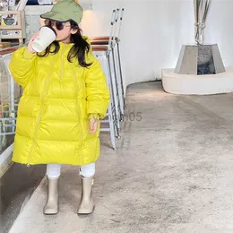 Down Coat Piumino di media lunghezza per ragazzi e ragazze 2023 piumino d'anatra bianco per bambini in versione coreana trend HKD230725