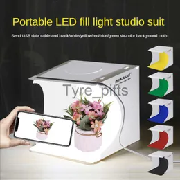 Blitzdiffusoren Tragbare faltbare LED-Studio-Mini-Fotografie-Lichtbox Kleine Fotoausrüstung für digitale DSLR-Kamera des iPhone x0724 x0724