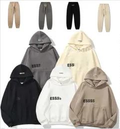 Ess varm hoody hooded hoodies designer mens kvinnor hög kvalitet streetwear pullover tröjor lösa jumper toppar klädstorlek s-xl