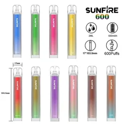 Authentic Crystal Compliance 600 Puffs Disposable Vape 20mg Nic From China Factory E Cigarette 2% Disposable Ecig Prefilled 2.0ml 400mAh Battery Vapes Pen Device