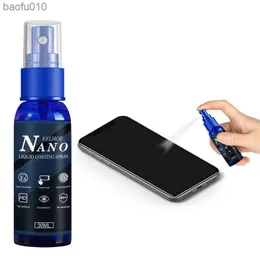 30 ml Liquid Glass Screen Protector Spray för iPhone Forxiaomi Nano Coating Protective Film Anti-Fingerprint Smart Phone Film L230619
