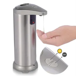 Dispensador automático de sabonete líquido para as mãos com sensor de movimento infravermelho sem toque para banheiro cozinha Waterpr258a