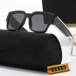Markendesigner 3579 Klassische runde polarisierte Sonnenbrille Fahren Brillen Metall Goldrahmen Brille Männer Frauen Sonnenbrille Glaslinse mit Box