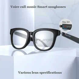 Smart Glasses Upgrade Bluetooth 5.0 Smart Glasses Music Voice Call Sunglasses Can Be Matched With Prescription Lenses Compatible IOS Android HKD230725