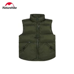 Women's Down Parkas Naturehike Unisex Down Thermal Vest Hiking Camping Hunting Fishing Fishing Outdoor Warm Vest Men Lightweight Winter JacketHKD230725