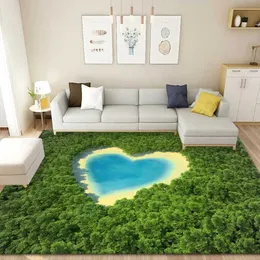 Carpets 3D Stream Printing Carpet Bedroom Living Room Anti-slip Carpet Floor Mat Lerge Size Soft Bedside Area Rug Home Decoration