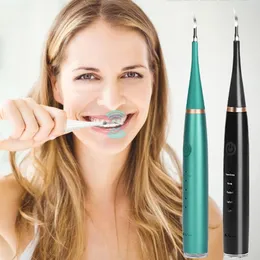 multifunctional electric teeth cleaner toothbrush ipx6 waterproof usb charging type sonic dental teeth scaler dental calculus stains tartar plaque remover tool