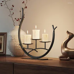 Candle Holders Nordic Cute Modern Aesthetic Romantic Wedding Holder Unique European Decoration Mariages Home Decorations