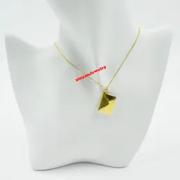 Collana con ciondolo busta lettera d'amore Gioielli in acciaio inossidabile personalizzati Confessione Ti amo per il regalo della festa della mamma di San Valentino