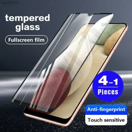 1-4 st härt glas för Samsung Galaxy A01 A02 A11 A12 A22 A32 A42 A52 A72 A21 A31 A41 A51 A71 A91 Film Telefon Skärmskydd L230619
