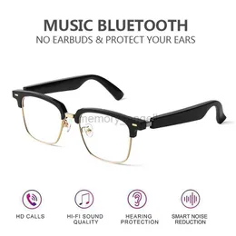Occhiali intelligenti Cuffie Occhiali da sole Bluetooth senza fili Occhiali Bluetooth intelligenti antipolvere Lenti graduate intercambiabili anti-luce blu HKD230725