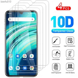 4pcs غطاء كامل الزجاج المقسّر لـ Umidigi A9 Pro Glass لـ Umidigi Bison Power 5 A7 A7S A9Pro A 9 Phone Screen Protector L230619