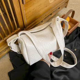 Torby talii Foufurieux moda vintage ramię Crossbody Bag kobietę torebki zwykłe PU skórzane damskie designer messenger sac główny femme