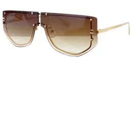 2023 Novos óculos de sol de grife para homens e mulheres Armação de metal com barra superior Aviator Moda Óculos FF 7 cores para escolher
