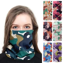 Scarves Trendy Street Fashion Colorful Seamless Camouflage Print Bandana Multifunctional Fishing Cycling Face Headscarf Men Women Buffe