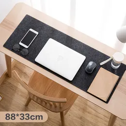 88*33 cm Office Computer Desk Mat Tangentbord Musplatta Ull filt Laptop Cushion Desk Non-Slip Mat Gamer Mousepad Mat