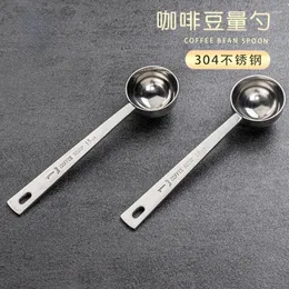 Spoons Coffee Beans Stainless Steel Long Handle Measuring Spoon Appliance Accessories Shop Sealing Clip Special