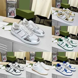 Designer Casual Shoes MAC80 Sneakers Men Women Sneaker Fashion Leather Trainers Interlocking Embroidery Couple Skateboard Shoe
