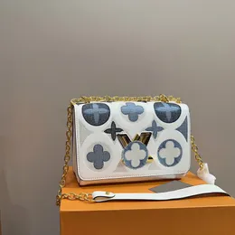 Crossbody Bags Lüks Tasarımcı Çantalar Yüksek kaliteli omuz çantası işlemeli kadın çantalar çanta çanta ünlü klasik zincir çantalar deri akşam çanta çantası ayna