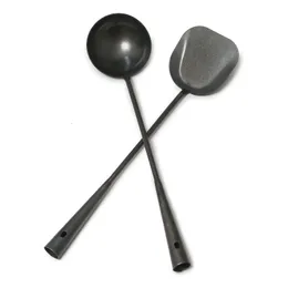 Utensili da cucina Cuoco cinese Padella Cucchiaio Pala Mano Ferro da stiro Sano Non rivestito Set Pentola 230726