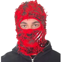 Beanie Skull Caps y2k المطرزة Baraklava Full Ski Mask Mass