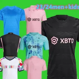 S-4XL 2023 2024 Soccer Jerseys CF Messis 23 24 Football Men Kids Fans Player Version Shirt Kits Vuxen Full Set Ttraining Uniform Long Sleeve