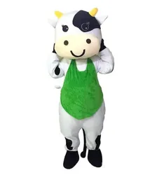 Halloweenowa krowa mleczna Mascot Costume Najwyższej jakości kreskówka urocza krowa Anime motyw postać dorośli rozmiar świątecznych przyjęcia urodzinowego strój na zewnątrz