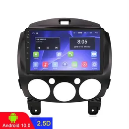Автомобильный радио GPS Video Multimedia Player для Mazda 2 2007-2014 Android 10 Head Bind Support Wifi Bluetooth207c