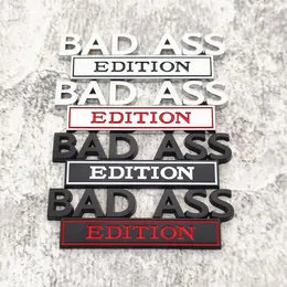 パーティーデコレーション1 PCS Bad Ass Edition Car Sticker for Auto Truck 3D Badge Emblem Decal Auto Accessories 10x3.4cm