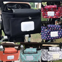 DIAPER Väskor Mini Nappy Bag Baby Salvagn Organiser Lunchlagring Stor kapacitet med en enda blixtlås Portable Maternity Supplies Package 230726
