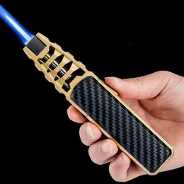 Kitchen BBQ Cigar Big Jet Flame Fire Torch Outdoor Camping Lighter Mans Tools Without Butane Gas