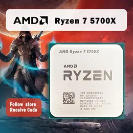 Zappers AMD Ryzen 7 5700x R7 5700X 3,4 GHz 8CORE 16THROAD PCIE4.0 65W Processore CPU 7NM L3 = 32M 1000000926 LGA AM4 Nessun ventole