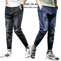 Men's Jeans Black Jeans Men Big Size Mens Denim Vaqueros Hombre Jens Mode Uomo Blue Pants Hip hop Slim Fit Stretch Erkek Kot Pantolon Roupas L230724
