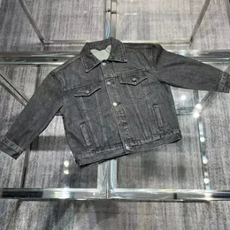 baby denimjacka barnjackor barn designer kläder flickor pojkar kappa långa ärmar brev broderi helt ny skoldans utomhus kläder vår höst vinter