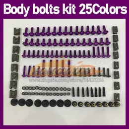 268pcs Motosiklet Kaplama Cıvataları Kawasaki Ninja ZX 14R 14R 14R 14R 14R için Tam Vidalı Kit